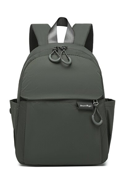 SMART BAGS Rucsac de damă, gri închis, de zi cu zi, de dimensiuni mini, ușor