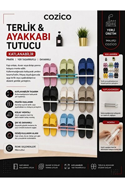 Katlanabilir Terlik & Ayakkabı Tutucu (1 Adet)