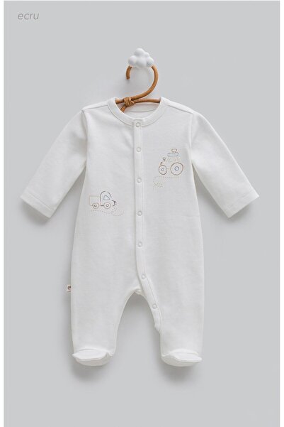 Caramell First Car Men's Overalls Ecru
