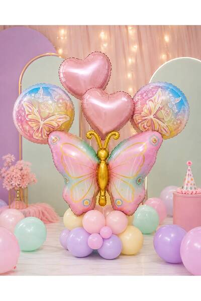 KELEBEK FOLYO BALON SET
