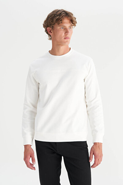 WRANGLER Regular Fit White Men's Sweatshirt W2520534100