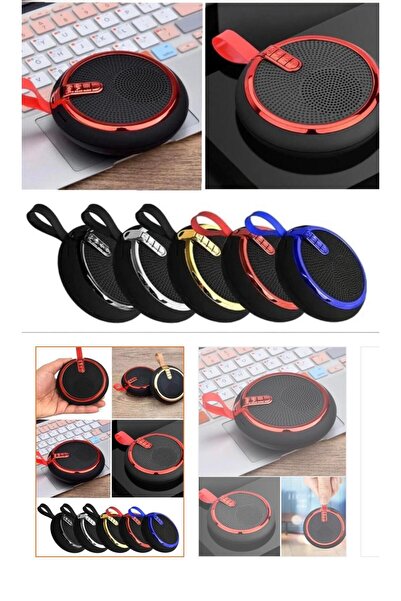 GÖZDE AKKURT Bluetooth Hoparlör Taşınabilir Kablosuz Radyo Destekli Su Geçirm...