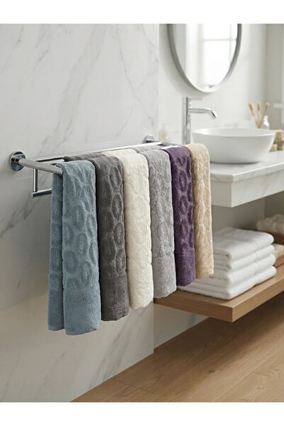 MY MÜRDÜM Cotton Series 50X90 6-Piece 100% Cotton Towel Set |   Dowry Towel Set