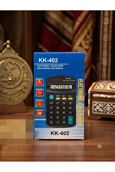 Generic آلة حاسبة جيب صغيرة KK-402 بـ 8 أرقام، صامتة، بألوان الحلوى، ذات وظائ...