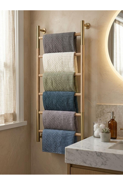 MY MÜRDÜM Cotton Series 50X90 6-Piece 100% Cotton Towel Set |   Dowry Towel Set