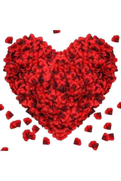 Generic 2000 PCS Artificial Rose Petals, 5x5 cm Fake Flower Petals, Romantic ...