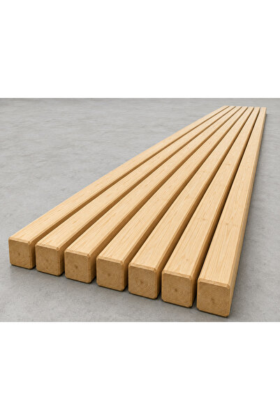 SİLİNMİŞ AHŞAP 4*4.7 CM *99 CM 8 ADET
