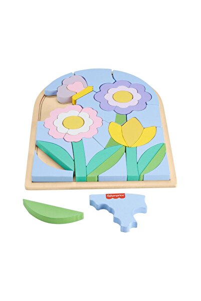 FISHER PRICE Fisher-Price: Wooden Flower Puzzle Blocks (HXT97)