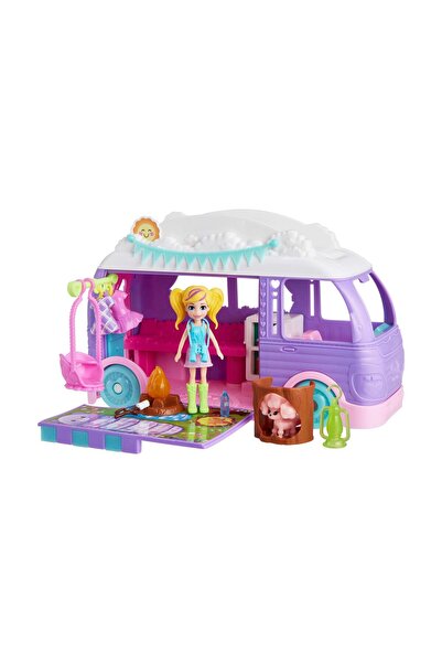 mattel Polly Pocket: Lumi în miniatură, surprize mari! Set de joacă Vehicul C...