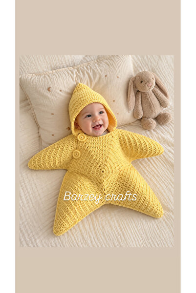 Barzey crafts Hand Knitted Special Design Viral Starry Baby Romper