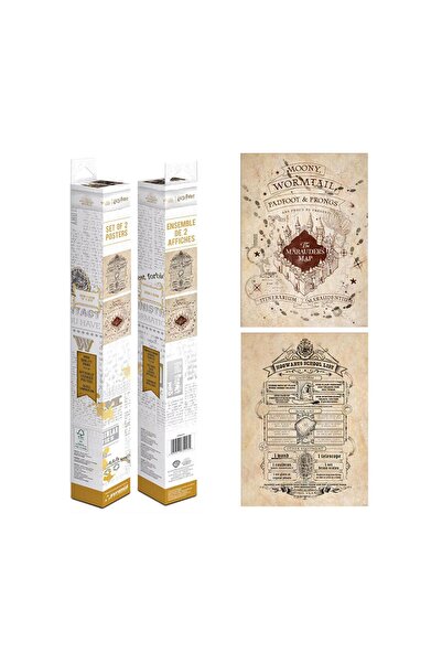 Pyramid : Harry Potter (Map And School List) Boxed Posters (52x38cm) (PPB35442)