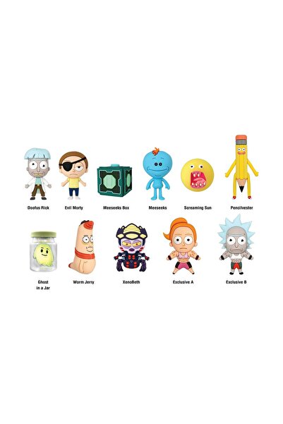 MonoGram Rick și Morty (Seria 2) (Pungă Surpriză/Aleatoriu) Figurine 3D din S...