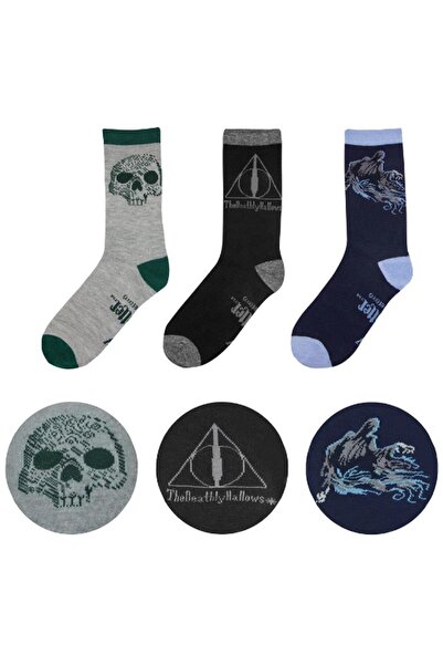 Cinereplicas Movies: Harry Potter – Deathly Hallows Socks (Set of 3) (CR1605)
