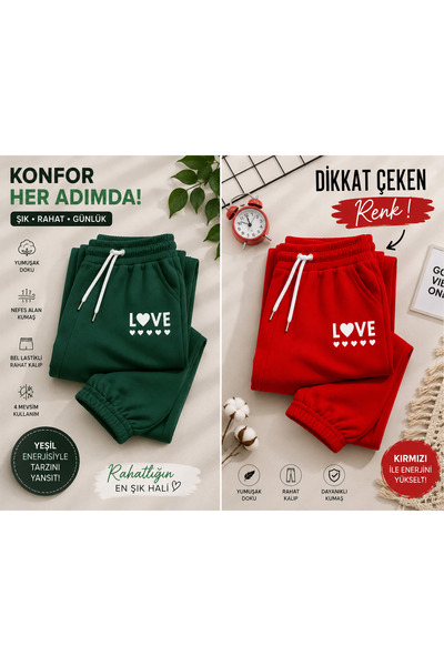 EŞOFMAN ALTI KIZ COCUK (2 Lİ PAKET)