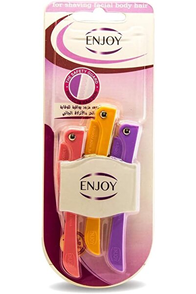 Enjoy Women's Razor Blades - for Eyebrows and Face - 3 Blade Razor Blades for...