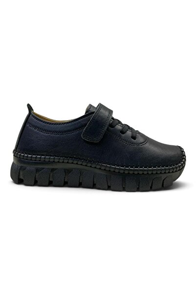 Tuğba Ortopedi 935 Orthopedic Soft 100% Genuine Leather Unisex Children's Bla...