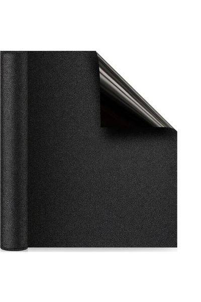OtherMax Folie de Geam Autocolantă Opacă, de Intimitate, Neagră 45 x 300 cm —...