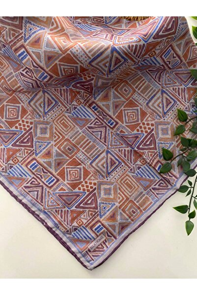 Silk Home Hieroglyph Pattern Soft Cotton Scarf