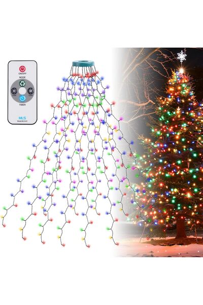 OtherMax Lumini de Crăciun LED Șir de Crăciun pentru Brad 1-2.5m Multicolor —...