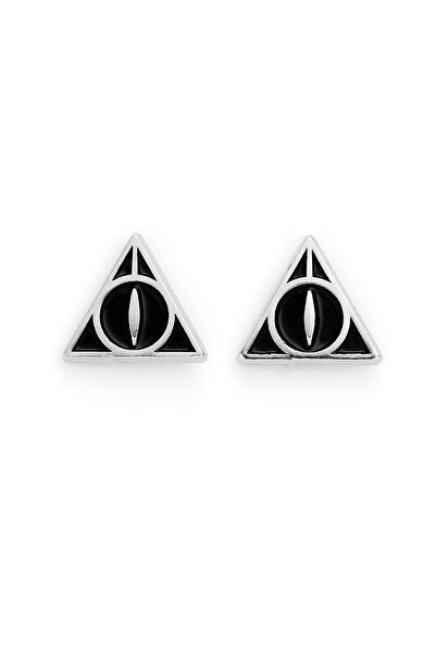 Carat Shop Harry Potter – Deathly Hallows Black Stud Earrings (WES0054)