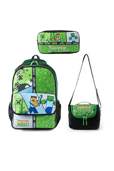 Dadacuq Multi-Compartment Vibrant Colored Orthopedic School Bag, Lunch Box an...