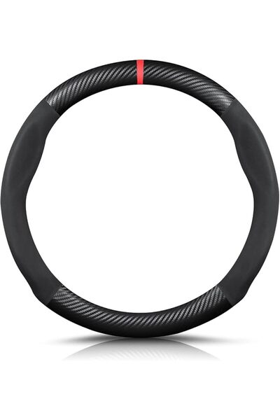 Ergocar Aragocar Round Shapes Carbon Fiber Microfiber Artificial Leather Car ...