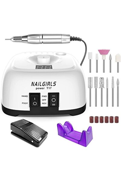 NAILGIRLS نيل جيرلز الة مبرد اظافر كهربائية احترافية 35000 دورة في الدقيقة مع...