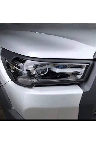 TMZ Garage 2021+TOYOTA HİLUX FAR KORUMA KAPLAMA ÇERÇEVESİ SİYAH İTHAL