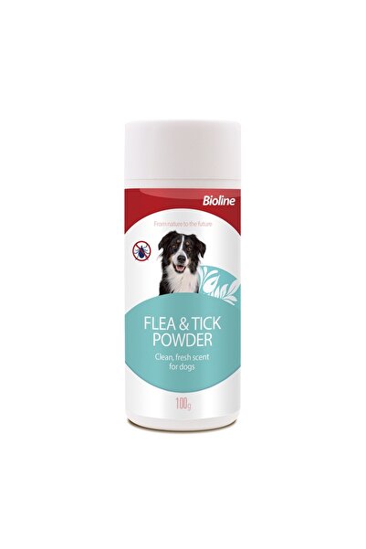 Bioline Flea & Tick Powder For Dogs [Volume - 100g]