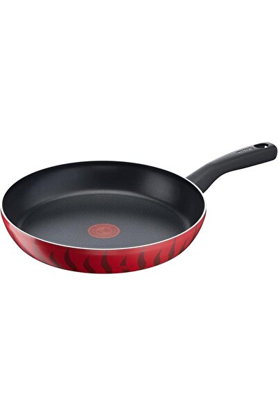 GENERAL G6 Timpo Flame Aluminum Non-Stick Frying Pan with Tefal Heat Indicato...