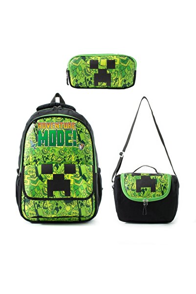 Dadacuq Multi-Compartment Vibrant Colored Orthopedic School Bag, Lunch Box an...