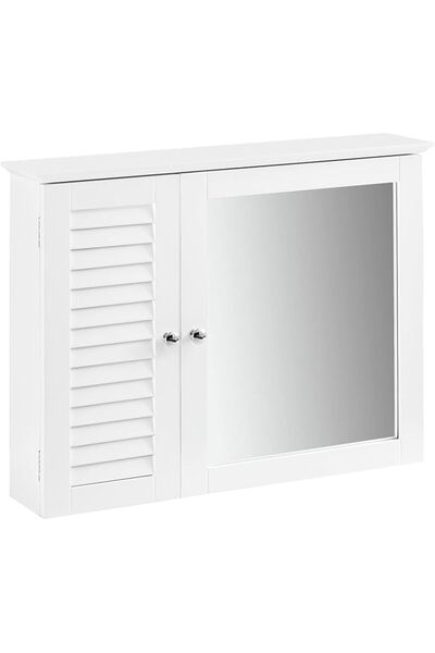 GENERAL Sobey Bathroom Mirror Cabinet Wall Mounted Toilet Organizer Shelves S...