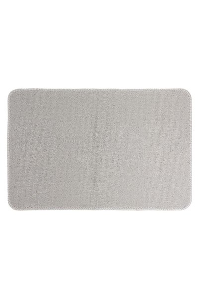 OEM Covoraș de baie gri 60x40cm - Covoraș de baie din poliester cu bordură