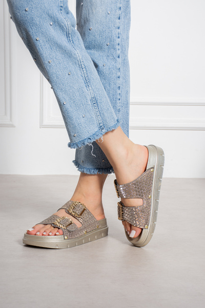 MUFUMA Buckle Women's Slippers 00280