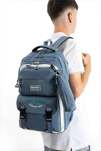 Baginn Ventis Unisex School Bag with Pen Holder High School Middle School Set...