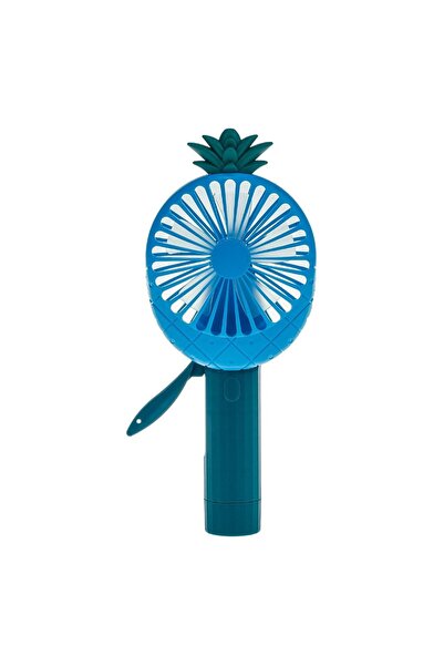 OEM Evantai portabil ananas pentru copii - 3 culori, diametru 22cm