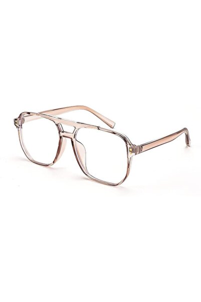 GENERAL نظارة طبية طراز B2866 لحجب الضوء الأزرق، إطار نظارات بتصميم طيار مربع...