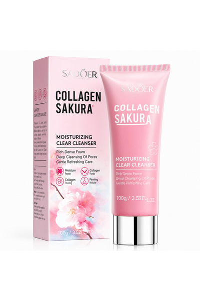 Belora Cleanser hidratant cu colagen Sakura, 100 g