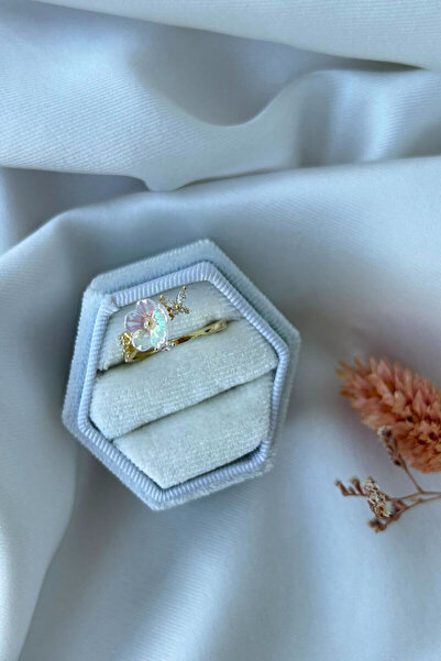 Moenajewellery Manolya Çiçeği Tasarım Yüzük