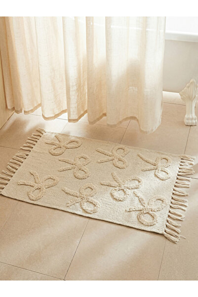 LC Waikiki Quality Pieces from Çelebi Store Bowknot Embroidered Bath Mat 50X8...