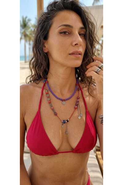 Generic Brand Ethnic Double Beaded Necklace
