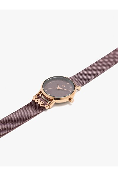 PARFOIS Kadın Charm'lı Çelik Kayışlı Saat