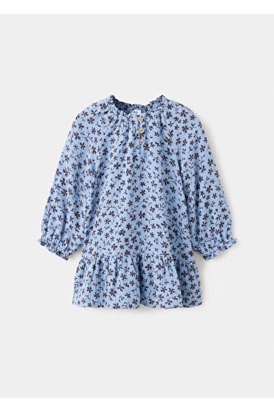 MANGO Baby Çiçek desenli elbise