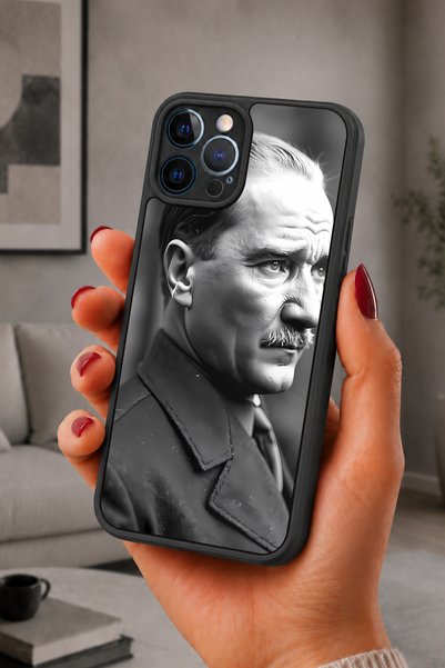 BGAKSESUAR iPhone 12 Pro Max Compatible Portrait Patterned Camera Protected S...