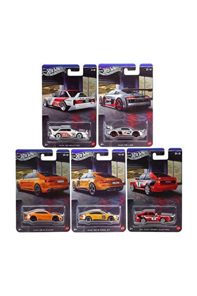 HOT WHEELS Silver Series Audi 5'li Model Araba Seti GRT01