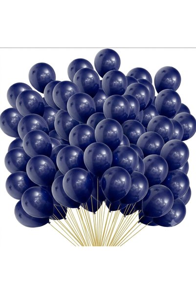 Genel Markalar 50 Adet Gece Mavisi Lateks Balon - Doğum Günü, Nişan ve Parti ...