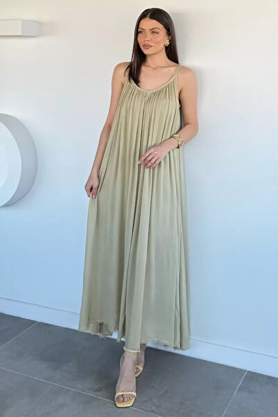 TOZLU Women's Adjustable Strap Dress