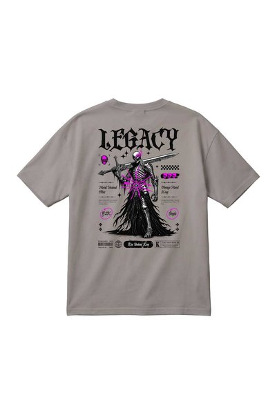 barsdepo Legacy Printed Unisex Oversize T-Shirt, Premium Quality