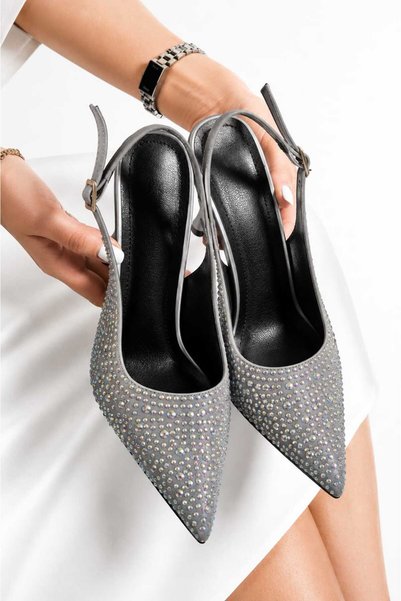 Mira style Pella Stone 9cm Heel Women's Shoes