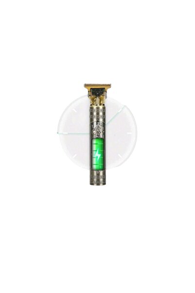 OEM Masina de tuns barba si corp, incarcare USB, 3 capete, auriu, set accesorii